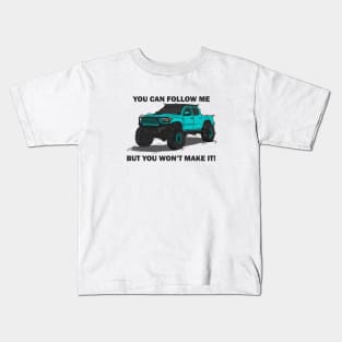 Toyota 4Runner Monster - Light Blue Kids T-Shirt